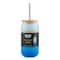18oz. Frosted Glass Sublimation Tumbler with Bamboo Lid & Straw by Make Market®